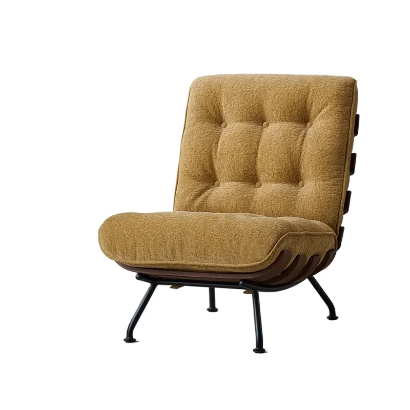 Lazy lounge chair, chenille velvet living room balcony walnut single sofa chair
Lazy lounge chair, chenille velvet living room balcony walnut single sofa chair