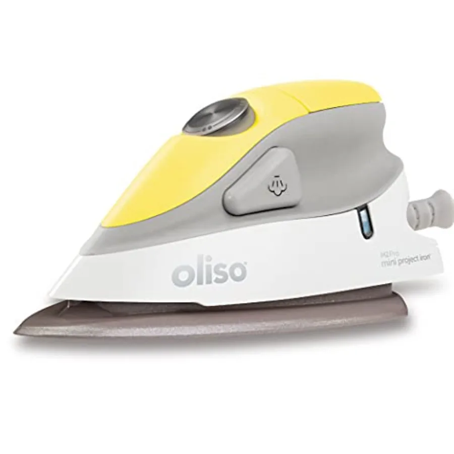 Travel iron for sewing, quilting, and crafting ceramic soleplate, butterscotch, 1000W dual voltage, precision tip, M2Pro Mini S
Travel iron for sewing, quilting, and crafting ceramic soleplate, butterscotch, 1000W dual voltage, precision tip, M2Pro Mini S