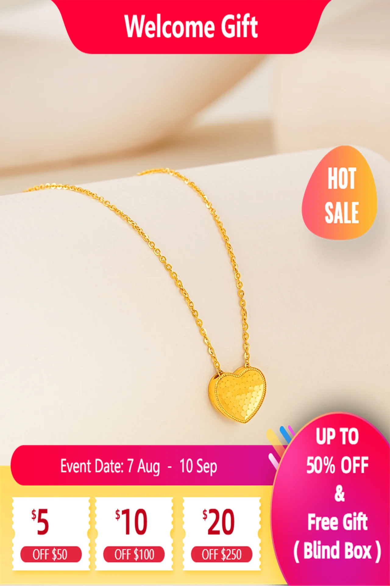 Lium Gems Heart Necklace 24K Gold Vermeil Heart Chain with Charm Hypoallergenic Tarnish-Free 925 Sterling Silver Women Necklace
Lium Gems Heart Necklace 24K Gold Vermeil Heart Chain with Charm Hypoallergenic Tarnish-Free 925 Sterling Silver Women Necklace