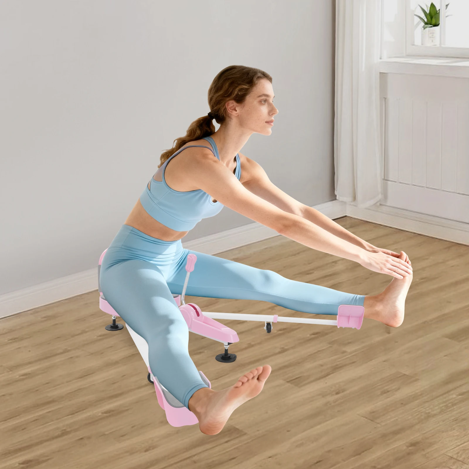 180° Adjustable Leg Stretch Machine, 7-Position Fitness Stretcher for Dance/Yoga/Sports, Durable Steel & ABS Frame
180° Adjustable Leg Stretch Machine, 7-Position Fitness Stretcher for Dance/Yoga/Sports, Durable Steel & ABS Frame