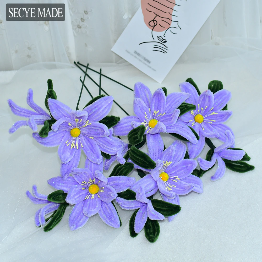 1/3PCS Simulated Purple Lily Bouquet Artificial Flowers Room Decoration Elegant Desk Ornament Autumn Home Accessories K87
1/3PCS Simulated Purple Lily Bouquet Artificial Flowers Room Decoration Elegant Desk Ornament Autumn Home Accessories K87
