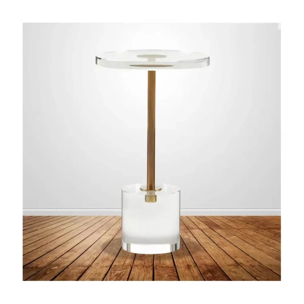 Acrylic furniture modern transparent acrylic furniture side table round gold coffee table acrylic coffee table
Acrylic furniture modern transparent acrylic furniture side table round gold coffee table acrylic coffee table