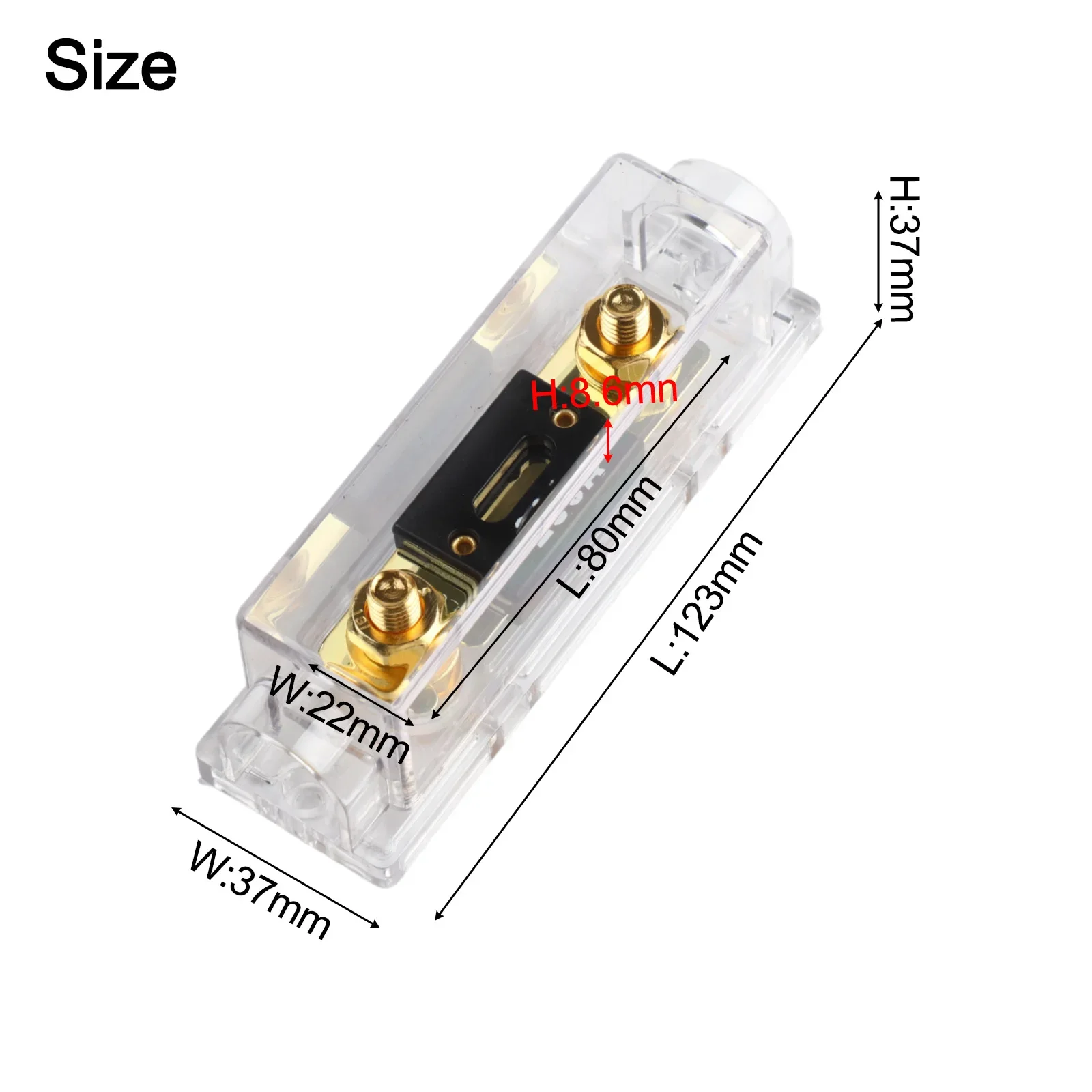 2pcs Car Fuse Kit Holder 200A Fuses Inline Heavy Duty Gold Plated High Amp 12vdc 24vdc 48vdc Fuse Holder Accepts 0 2 4 GA Wiring
2pcs Car Fuse Kit Holder 200A Fuses Inline Heavy Duty Gold Plated High Amp 12vdc 24vdc 48vdc Fuse Holder Accepts 0 2 4 GA Wiring