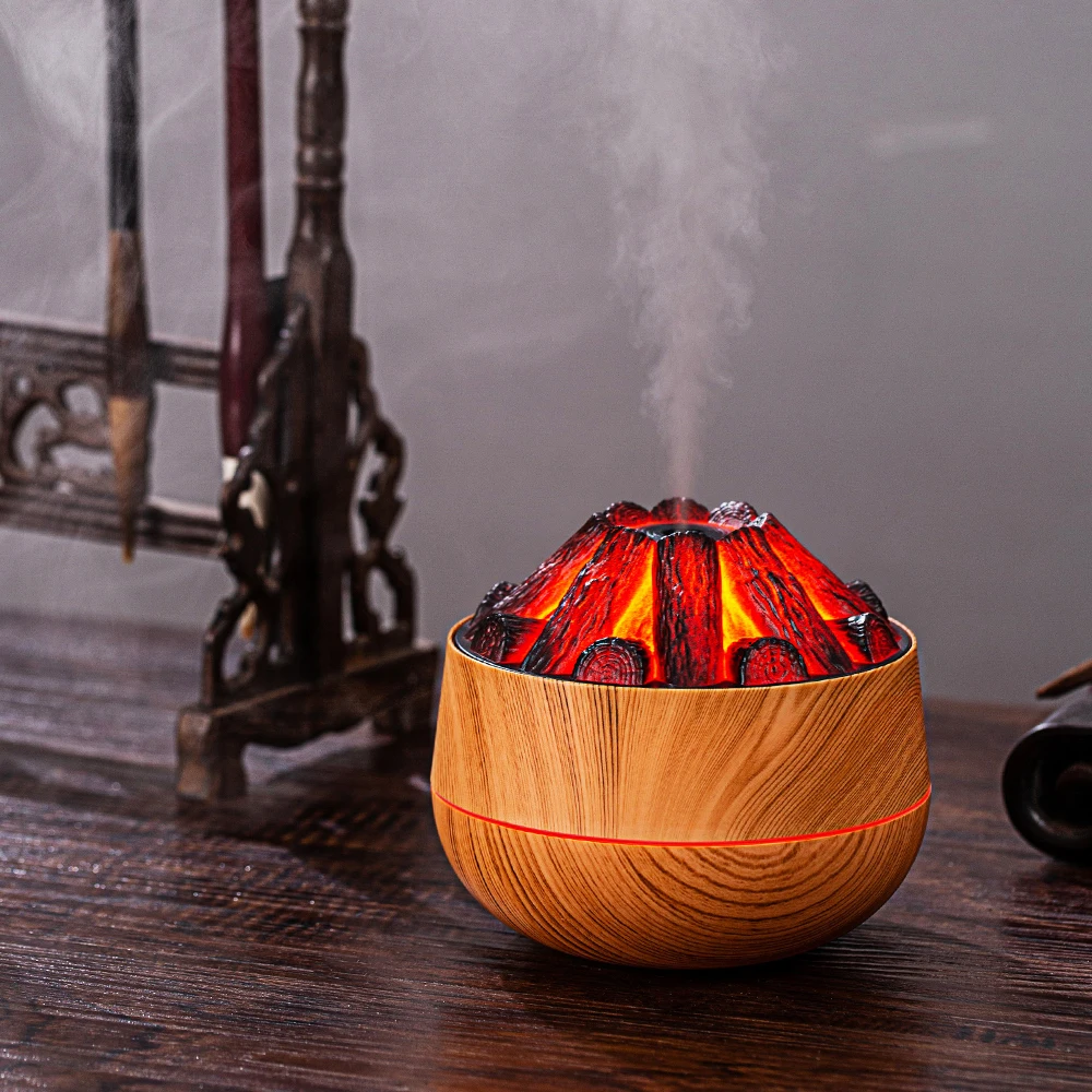 200ML Aroma Diffuser Mist Sprayer Air Humidifier Artificial Charcoal Fire Mini Diffuser with Night Light for Home
200ML Aroma Diffuser Mist Sprayer Air Humidifier Artificial Charcoal Fire Mini Diffuser with Night Light for Home