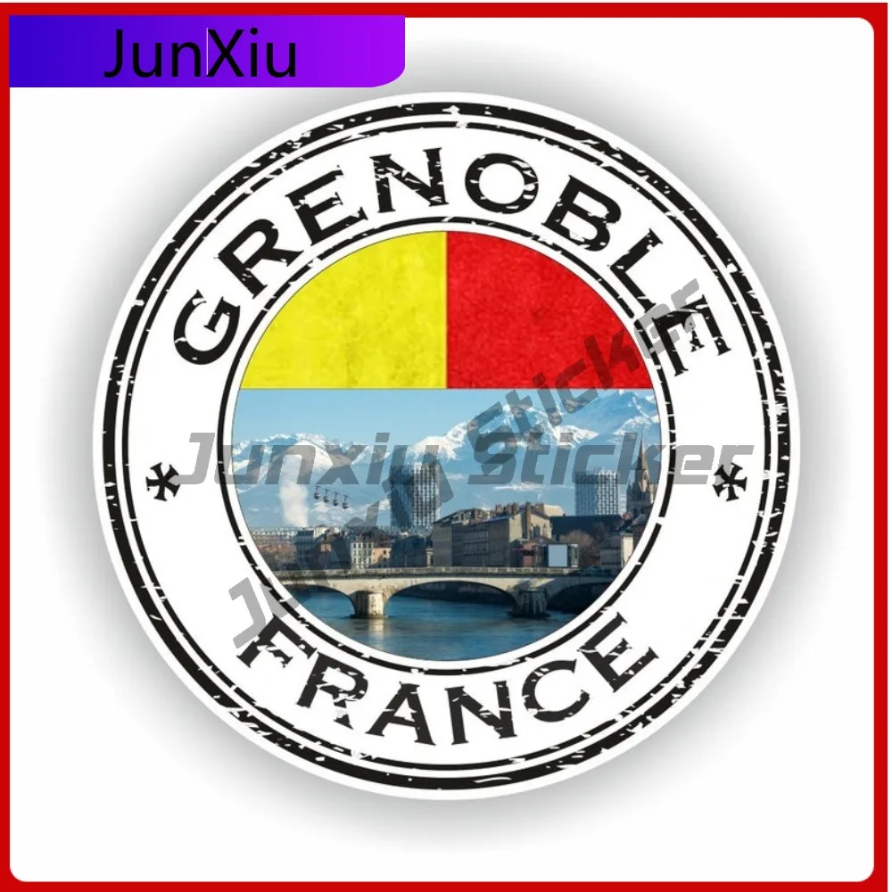 Grenoble Seal Round Country Flag Emblem Style Creative Funny Vinyl Car Sticker Decal Sunscreen Waterproof Exterior Decoration
Grenoble Seal Round Country Flag Emblem Style Creative Funny Vinyl Car Sticker Decal Sunscreen Waterproof Exterior Decoration