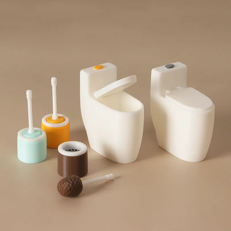 1:12 Scale Dollhouse Bathroom Furniture Set,Miniature Toilet&Brush Model,Realistic Bathroom DecorAccessories for Diorama Scene
1:12 Scale Dollhouse Bathroom Furniture Set,Miniature Toilet&Brush Model,Realistic Bathroom DecorAccessories for Diorama Scene
