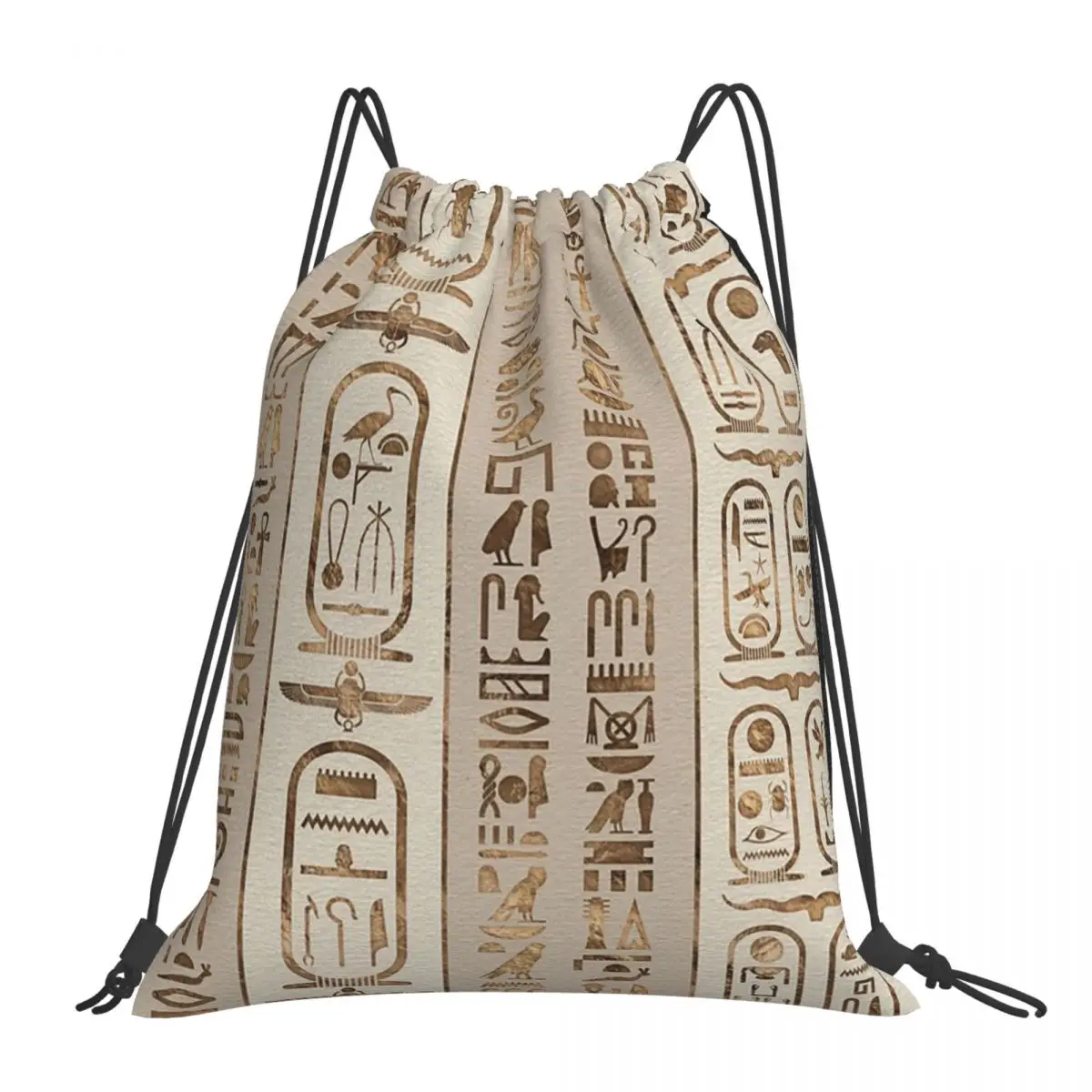 Egyptian Hieroglyphs Pastel Gold Backpacks Multi-function Drawstring Bundle Pocket Sports Bag Book Bags For Man Woman School
Egyptian Hieroglyphs Pastel Gold Backpacks Multi-function Drawstring Bundle Pocket Sports Bag Book Bags For Man Woman School