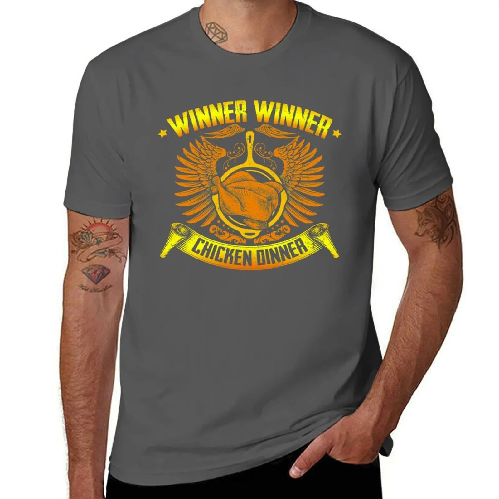 Winner Winner Chicken DINNER! T-Shirt Art Pattern Printed Casual Top
Winner Winner Chicken DINNER! T-Shirt Art Pattern Printed Casual Top