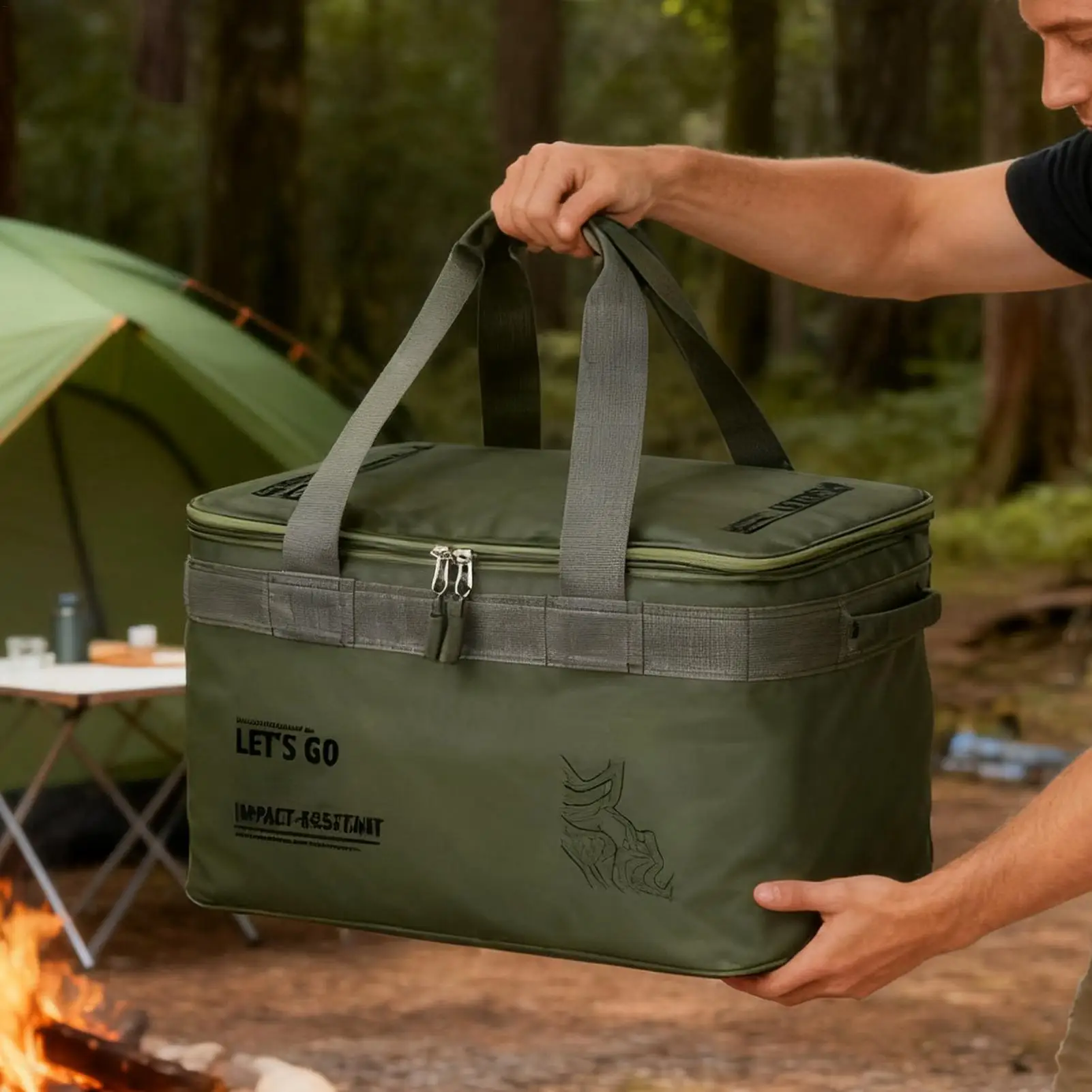 Camping Storage 22L Camp Cookware Storage Pouch Picnic Oxford Cloth Organizer For Camping Hiking Backpacking Picnic Barbecue
Camping Storage 22L Camp Cookware Storage Pouch Picnic Oxford Cloth Organizer For Camping Hiking Backpacking Picnic Barbecue
