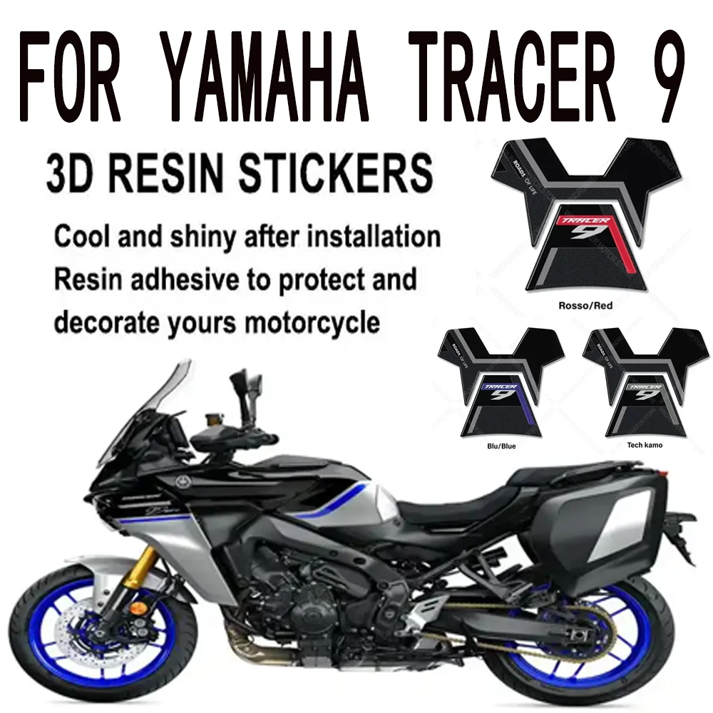 3D Epoxy Resin Protective Sticker Motorcycle Accessories Waterproof Protective Tank Pad Sticker For Tracer 9 2021-2024
3D Epoxy Resin Protective Sticker Motorcycle Accessories Waterproof Protective Tank Pad Sticker For Tracer 9 2021-2024
