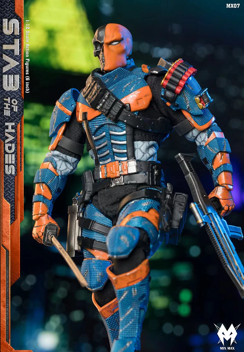 In Stock Third Party MIXMAX Hell Assassin Deathstroke Stab Of The Hades 1/12 Scale Action Figure 6 Inch
In Stock Third Party MIXMAX Hell Assassin Deathstroke Stab Of The Hades 1/12 Scale Action Figure 6 Inch