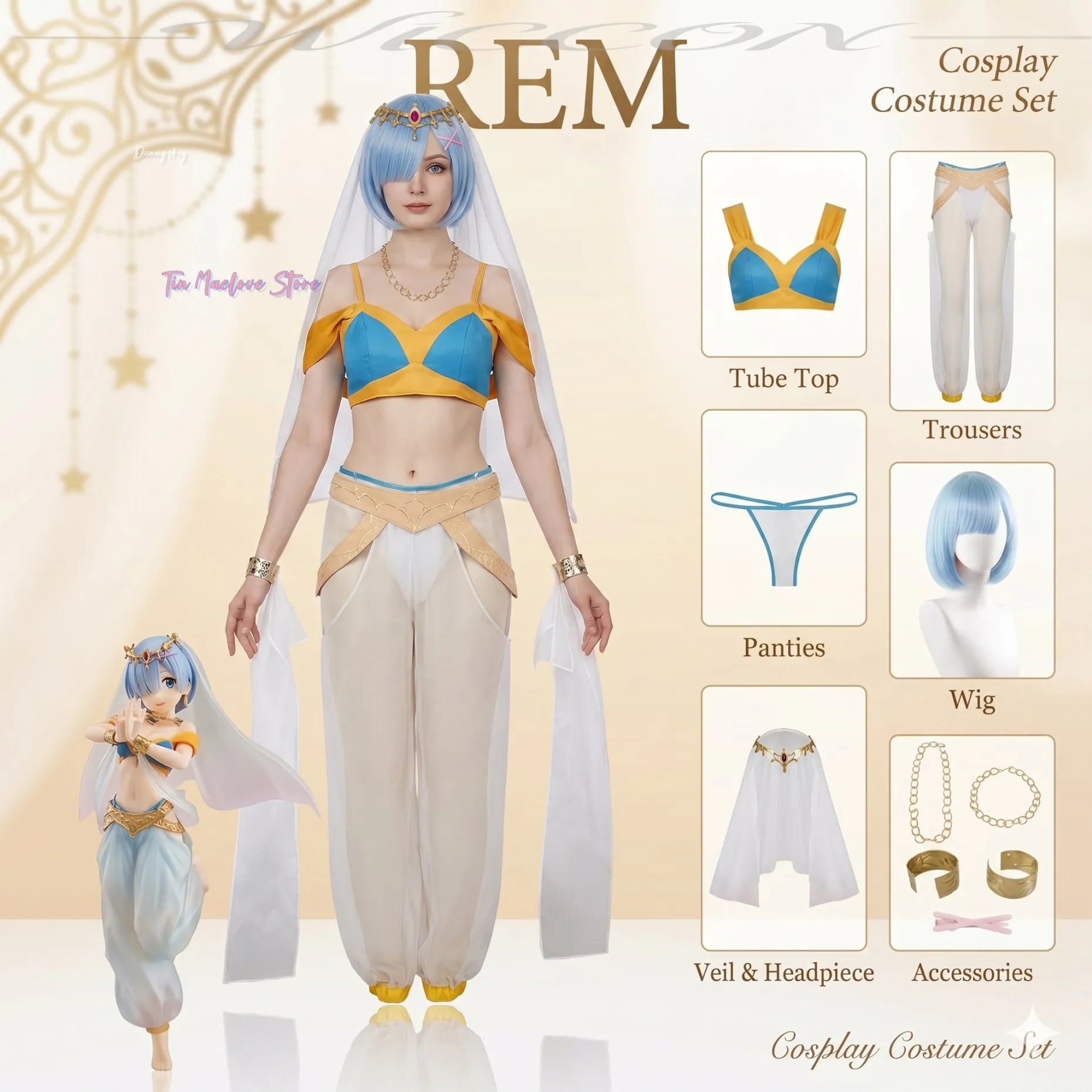 Anime Re Zero Cosplay Rem Costume Exotic Touch New Outfit Dancing Suit Transparent Pants Bikini Wigs Halloween
Anime Re Zero Cosplay Rem Costume Exotic Touch New Outfit Dancing Suit Transparent Pants Bikini Wigs Halloween
