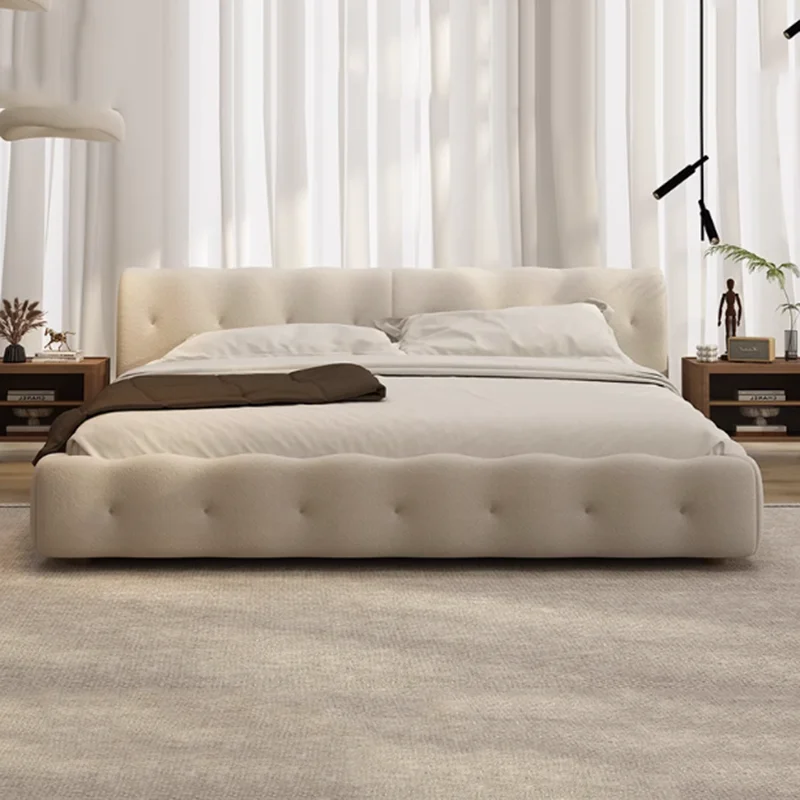 Simple White Girls Double Bed Leather Backrest Adult Air Double Bed Modern Big Multifunctional Cama Matrimonial Home Furniture
Simple White Girls Double Bed Leather Backrest Adult Air Double Bed Modern Big Multifunctional Cama Matrimonial Home Furniture