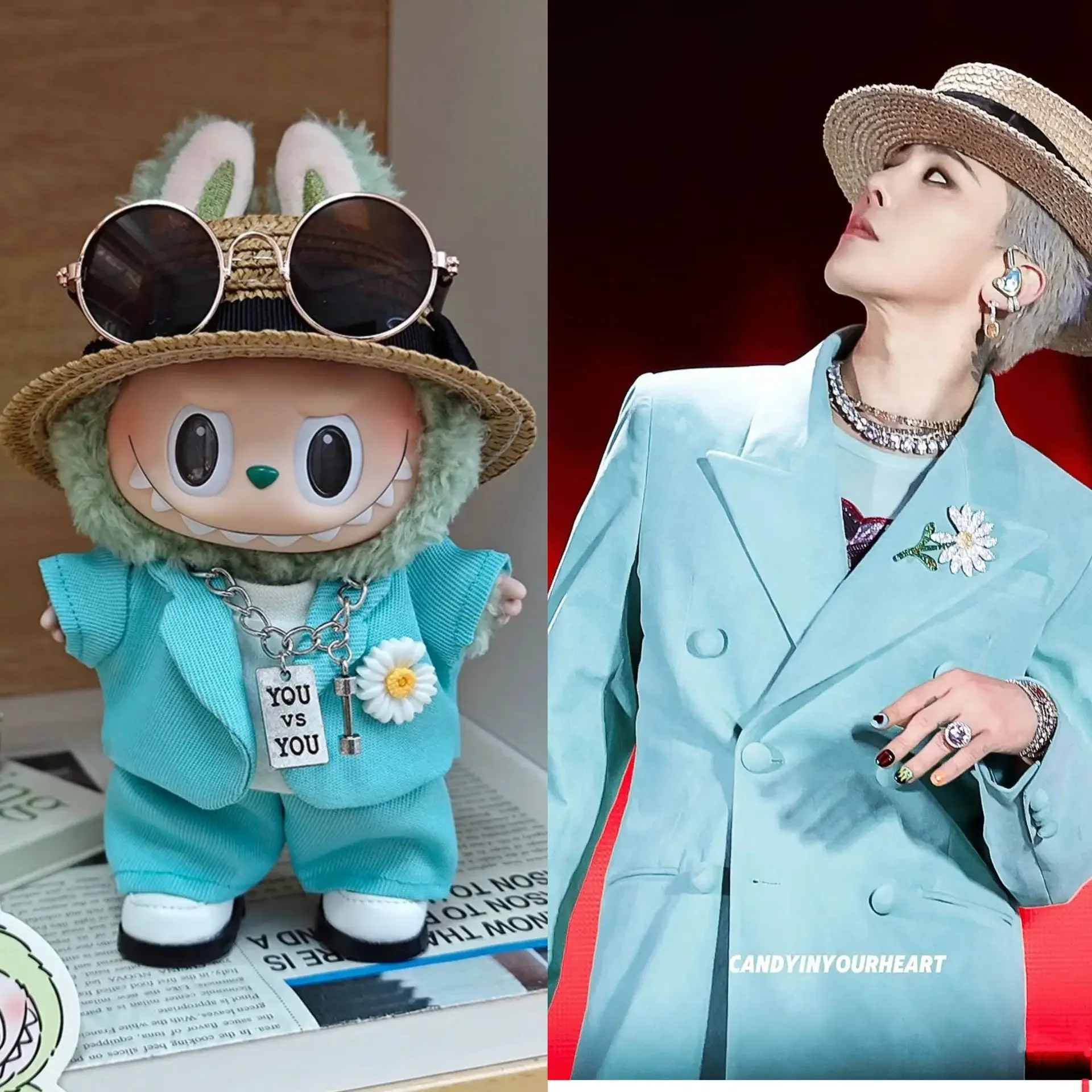 Labbubu Clothes Outfit GD Concert Features Luxury Labubu Clothing Handmade Doll Accessories High Quality Labbubu Clothes Male
Labbubu Clothes Outfit GD Concert Features Luxury Labubu Clothing Handmade Doll Accessories High Quality Labbubu Clothes Male