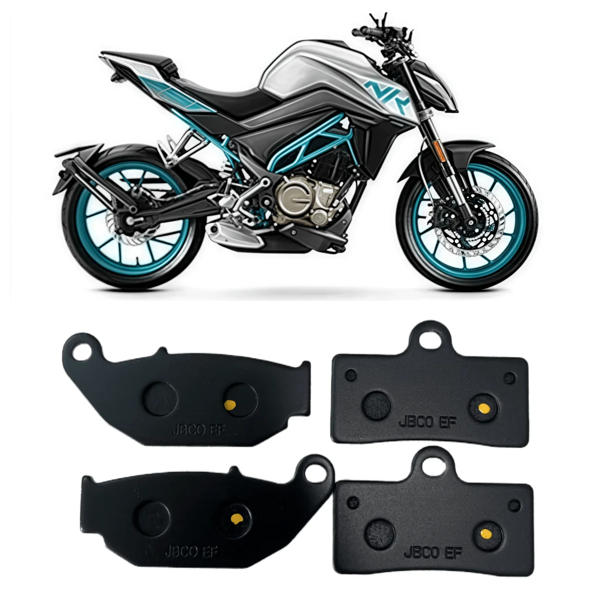 CFMOTO 250NK 300NK 250SR 300SR brake pads are suitable for motorcycle high standard disc brake skins
CFMOTO 250NK 300NK 250SR 300SR brake pads are suitable for motorcycle high standard disc brake skins