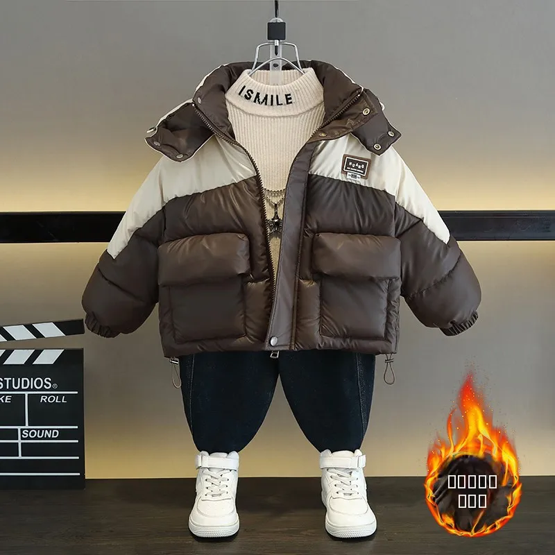 Boys Winter Padded Cotton Jacket Thick Warm Wash-Free Durable Standard Fit Youth Fashion Home Use Waterproof Zipper Closure
Boys Winter Padded Cotton Jacket Thick Warm Wash-Free Durable Standard Fit Youth Fashion Home Use Waterproof Zipper Closure