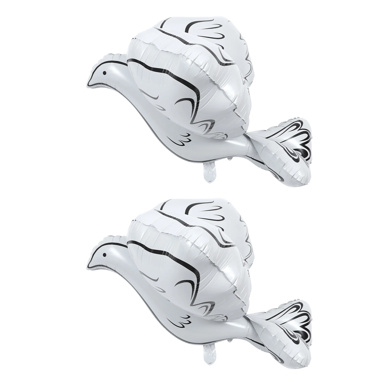 2 Pcs Iridescent Pigeon Balloon Balloons Wedding Scene White Aluminum Film Child Toy
2 Pcs Iridescent Pigeon Balloon Balloons Wedding Scene White Aluminum Film Child Toy