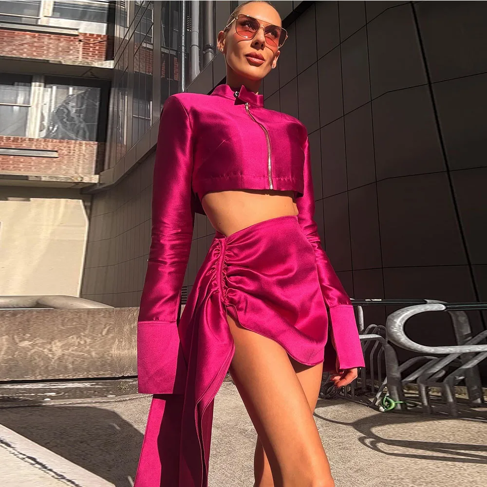 Modern Customized Two Piece Mini Short Cocktail Dress Sheath Cocktail Prom Gown Long Sleeves Wedding Party Gown
Modern Customized Two Piece Mini Short Cocktail Dress Sheath Cocktail Prom Gown Long Sleeves Wedding Party Gown