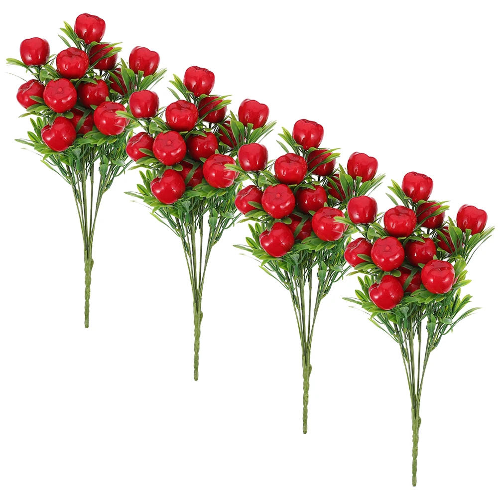 4pcs Simulated Branch Green Plant Artificial Plastic Fruits Home DecorArtificial Tree Stem Fake Fruit Branches
4pcs Simulated Branch Green Plant Artificial Plastic Fruits Home DecorArtificial Tree Stem Fake Fruit Branches