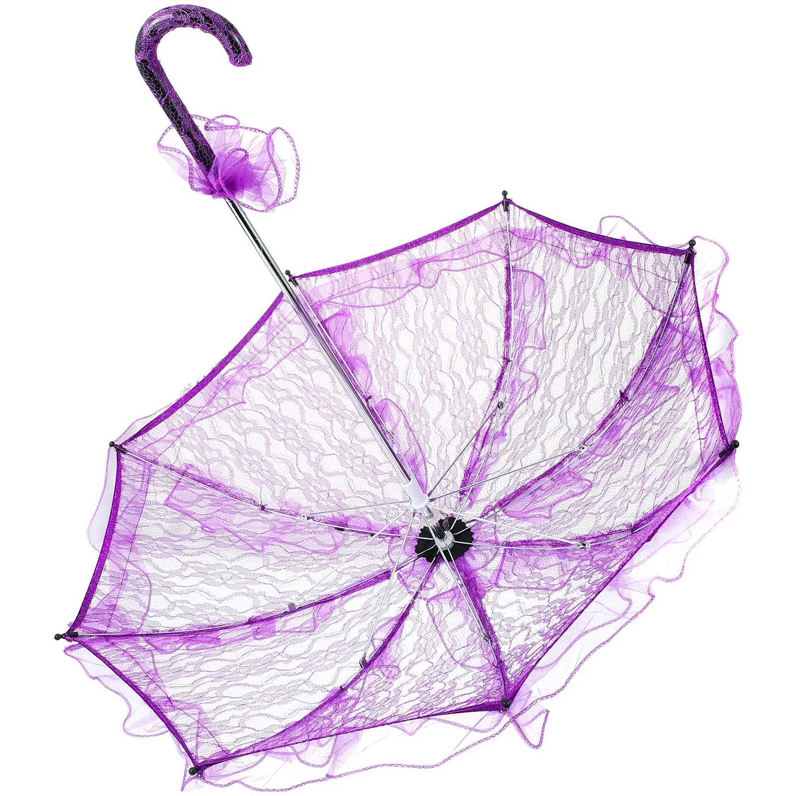 Wedding Umbrella Vintage Parasol Bridal Girls Decorative Lace Deep Purple Elegant Design Photo Stage Tea Party Garden Supplies
Wedding Umbrella Vintage Parasol Bridal Girls Decorative Lace Deep Purple Elegant Design Photo Stage Tea Party Garden Supplies