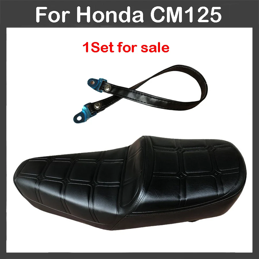 For Honda CM125 1 Set Leather Black Motorcycle Seat Cushion Pad With Strap Waterproof Dustproof Motorbike Seat Cover
For Honda CM125 1 Set Leather Black Motorcycle Seat Cushion Pad With Strap Waterproof Dustproof Motorbike Seat Cover
