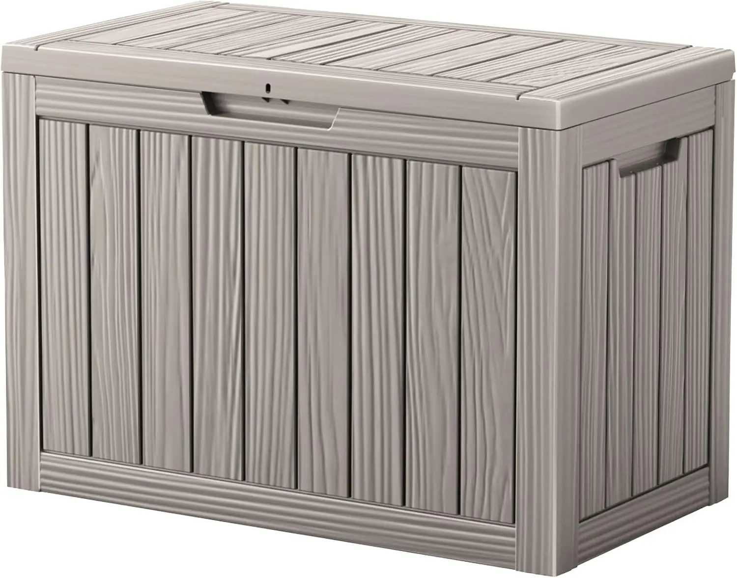 45 Outdoor Storage Box, Waterproof Resin Deck Box with Lockable Bench for Patio Cushions & Garden Tools, Grey
45 Outdoor Storage Box, Waterproof Resin Deck Box with Lockable Bench for Patio Cushions & Garden Tools, Grey