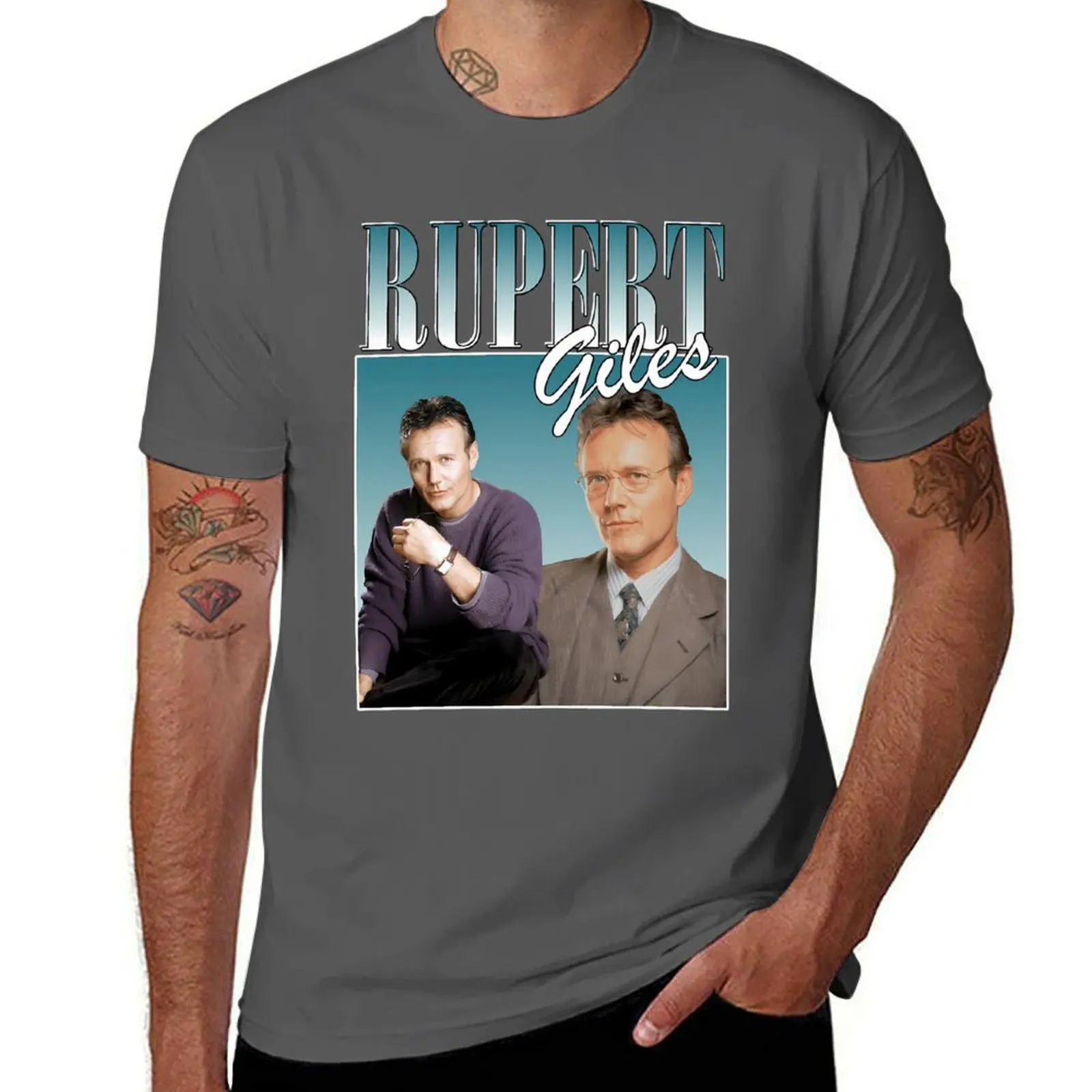 Classique Giles Rupert Buffy Conception T-Shirt All Match Print Short Sleeve Top
Classique Giles Rupert Buffy Conception T-Shirt All Match Print Short Sleeve Top