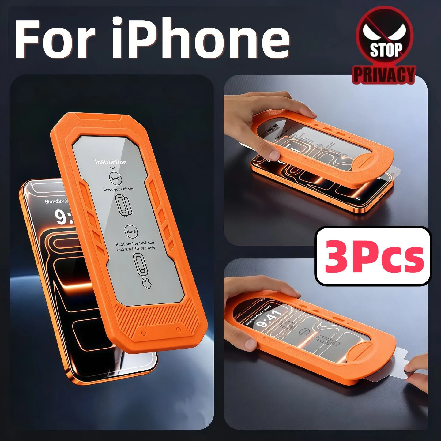 3PCS 9H Hardness Tempered Glass Privacy Screen Protector for iPhone17 16Pro 15ProMax 14Plus 13 12Series Device Privacy Protectio
3PCS 9H Hardness Tempered Glass Privacy Screen Protector for iPhone17 16Pro 15ProMax 14Plus 13 12Series Device Privacy Protectio