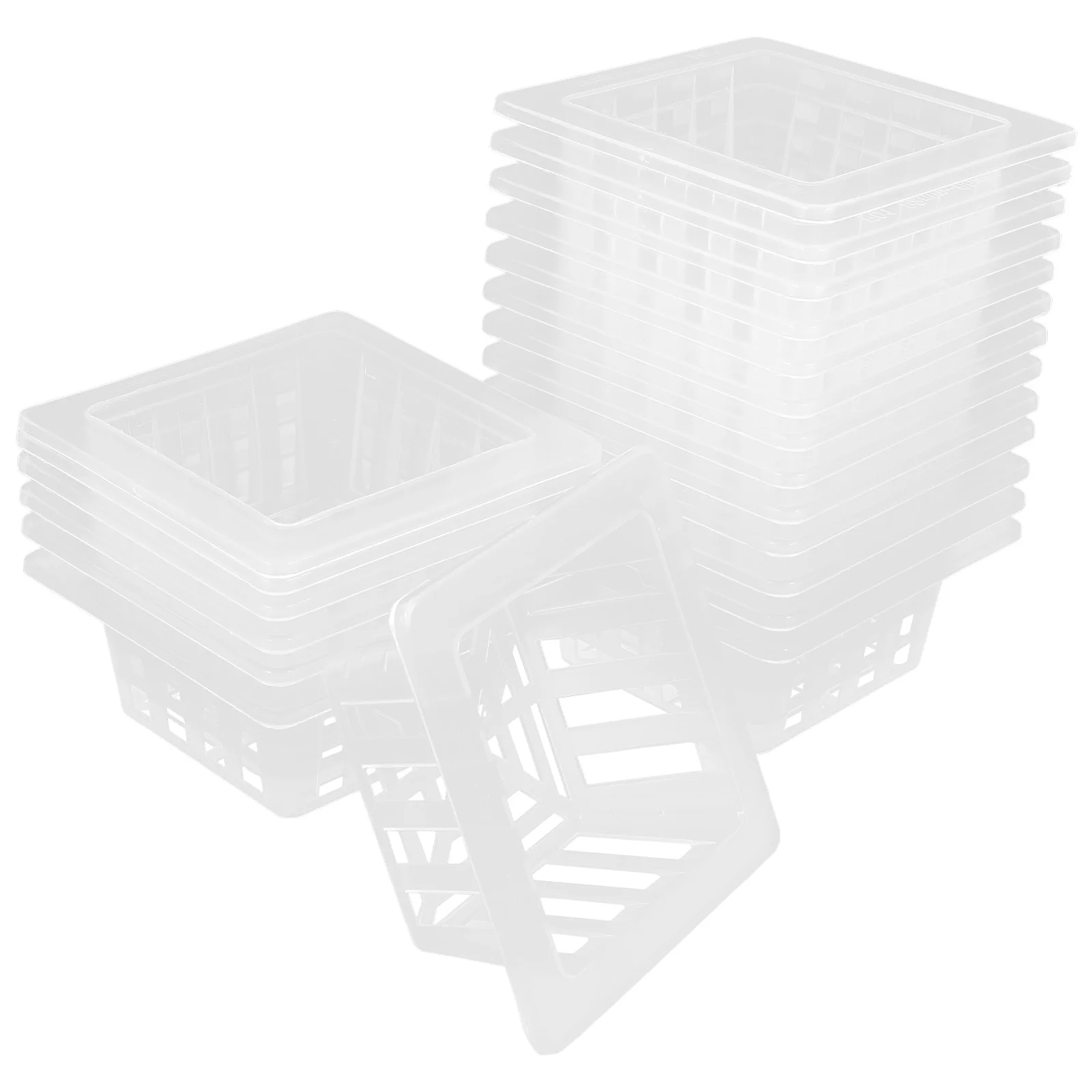 20pcs Control Planters Transparent Flower Pots for Hydroponic Cultivation Mesh Baskets Vegetable Flower Growing
20pcs Control Planters Transparent Flower Pots for Hydroponic Cultivation Mesh Baskets Vegetable Flower Growing