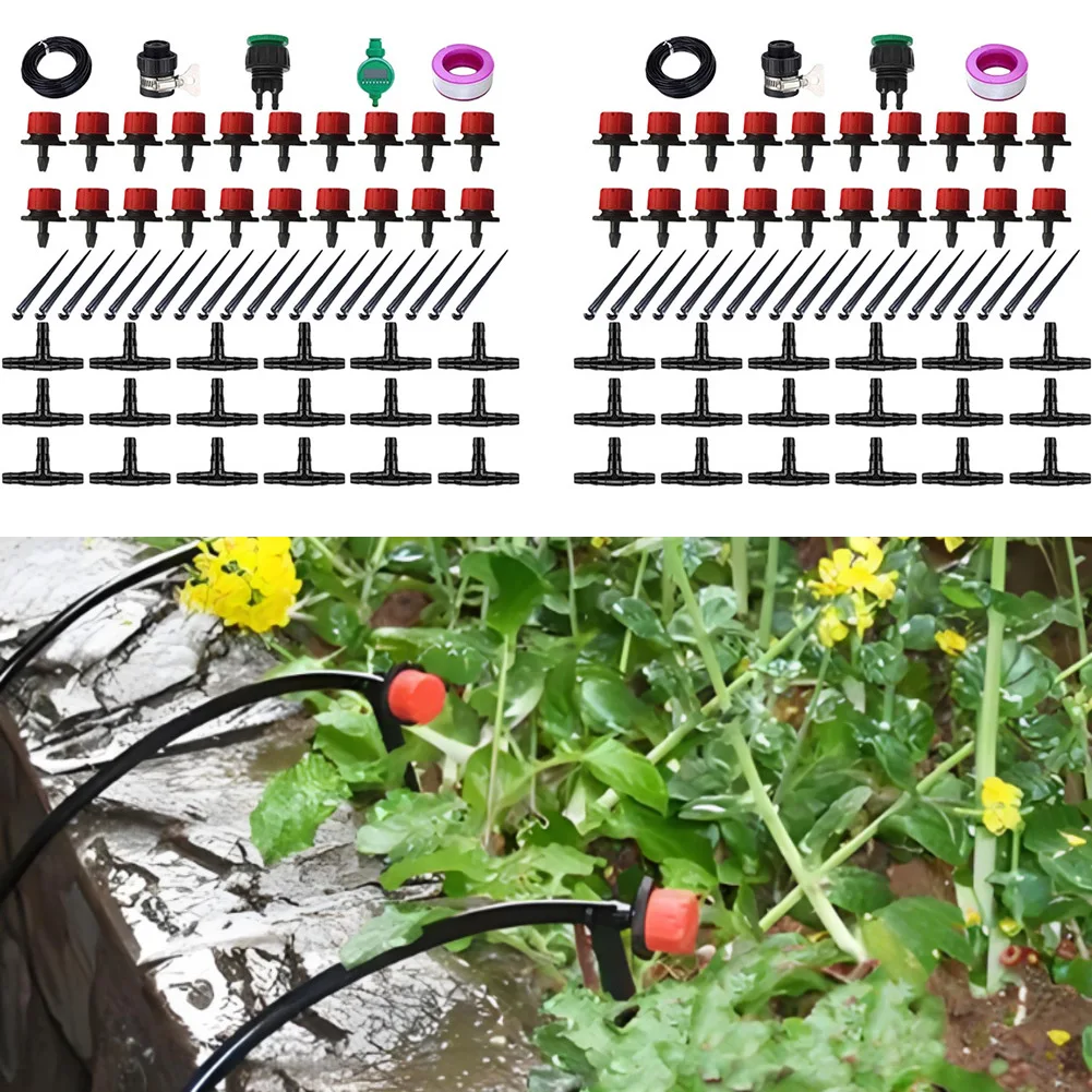 25m Automatic Drip Irrigation Kit For Balcony Plants Garden Drip Irrigation System Hose Spray Watering Sprinkler DIY Kit
25m Automatic Drip Irrigation Kit For Balcony Plants Garden Drip Irrigation System Hose Spray Watering Sprinkler DIY Kit