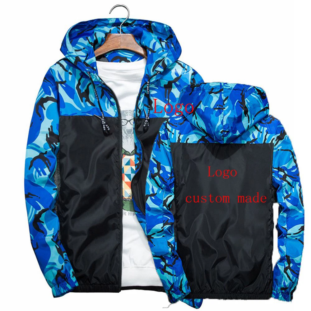 2023 Men's Camouflage Patchwork Windbreaker Logo Customization Printing Fashion Streetwear Popular Jacket Camo High Quality Tops
2023 Men's Camouflage Patchwork Windbreaker Logo Customization Printing Fashion Streetwear Popular Jacket Camo High Quality Tops