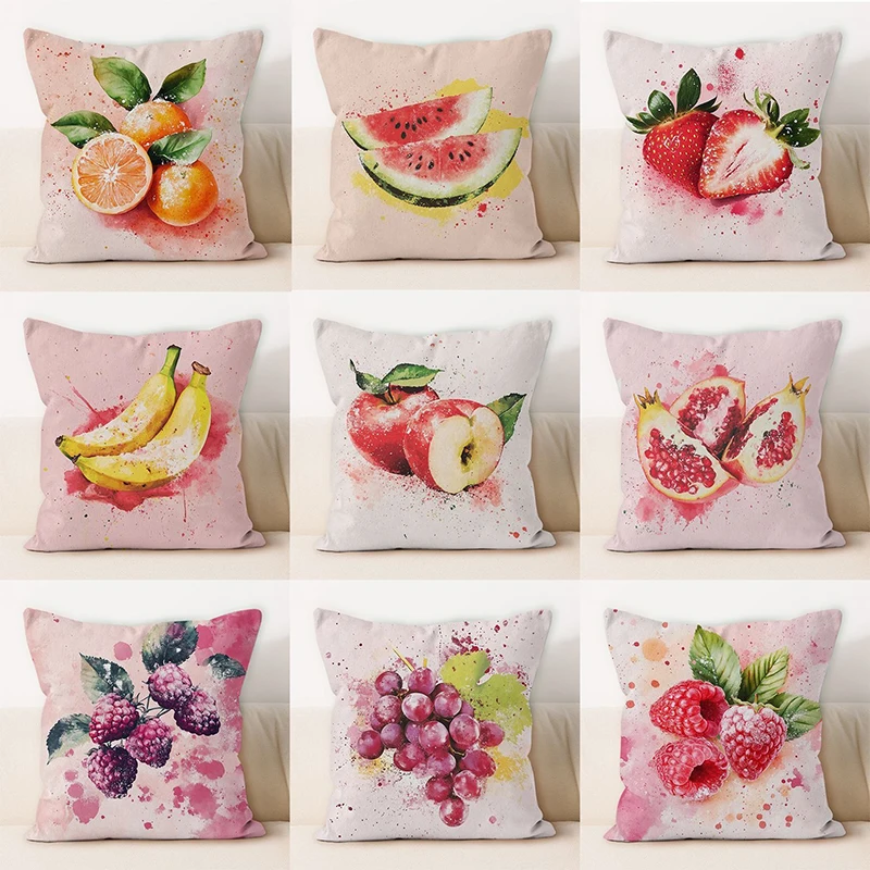 "Vibrant Watercolor Fruit Art Throw Pillow Cover"
"Vibrant Watercolor Fruit Art Throw Pillow Cover"