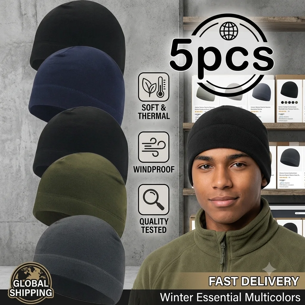 Polar Fleece Winter Beanie Hats for Men Women - Ultra Warm Watch Cap Docker Beanie, Soft Thermal Skull Cap for Cold Weather, Outdoor Running Sports Hat
Polar Fleece Winter Beanie Hats for Men Women - Ultra Warm Watch Cap Docker Beanie, Soft Thermal Skull Cap for Cold Weather, Outdoor Running Sports Hat