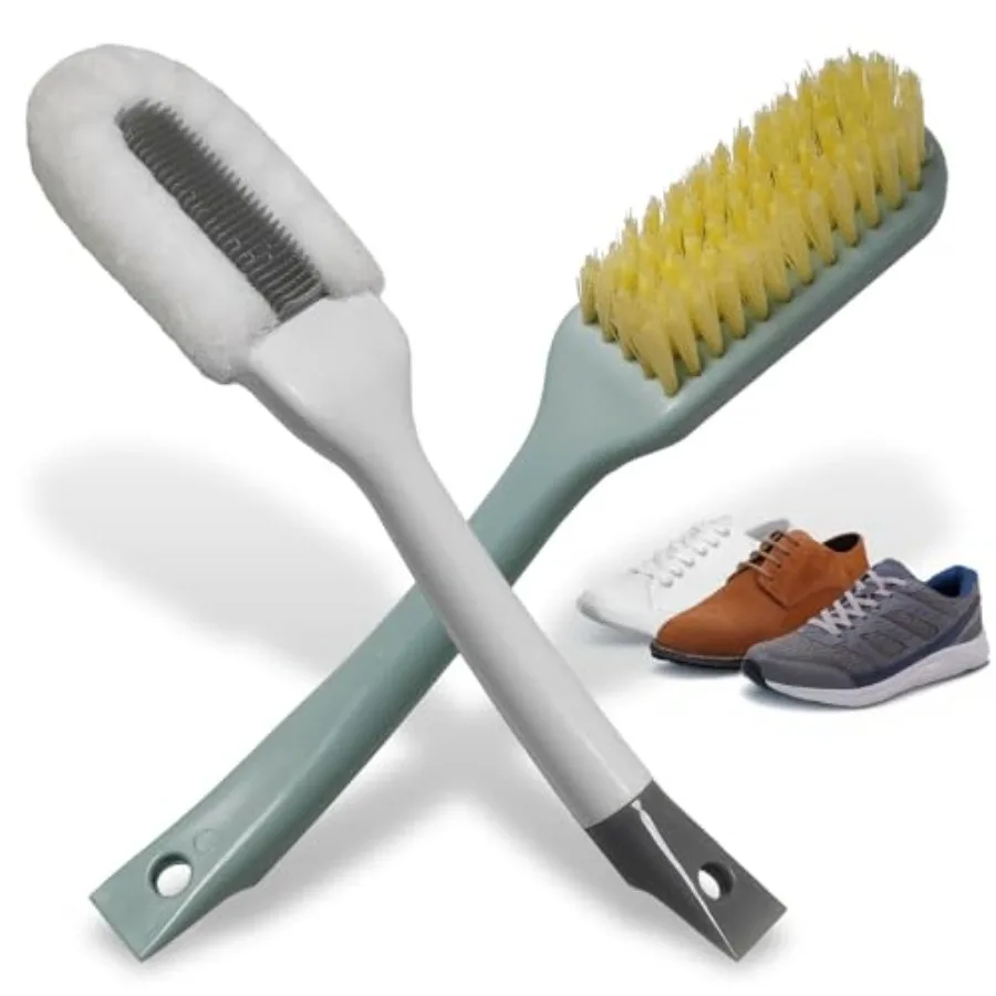 Набор щеток для чистки обуви из 2-х скребок для обуви с мягкой щетиной и ручкой Щетка для чистки обуви для белых кроссовок, кожи, холста K
Набор щеток для чистки обуви из 2-х скребок для обуви с мягкой щетиной и ручкой Щетка для чистки обуви для белых кроссовок, кожи, холста K