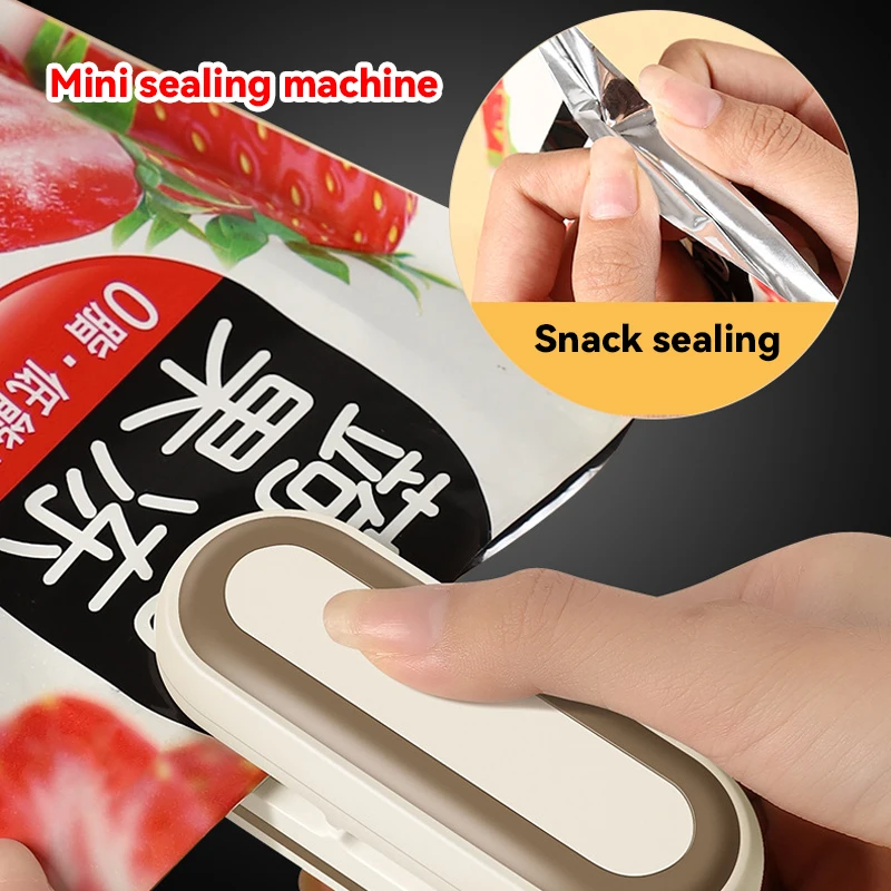 Portable Mini Sealing Machine Snack Plastic Sealing Machine Package Household Plastic Bag Food Preservation Sealing Clip
Portable Mini Sealing Machine Snack Plastic Sealing Machine Package Household Plastic Bag Food Preservation Sealing Clip