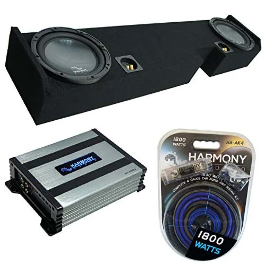 Truck subwoofer system for Ford F250/350 Extended/Super Cab 2001-2015:10 polypropylene sub, black, includes sealed enclosure, C
Truck subwoofer system for Ford F250/350 Extended/Super Cab 2001-2015:10 polypropylene sub, black, includes sealed enclosure, C