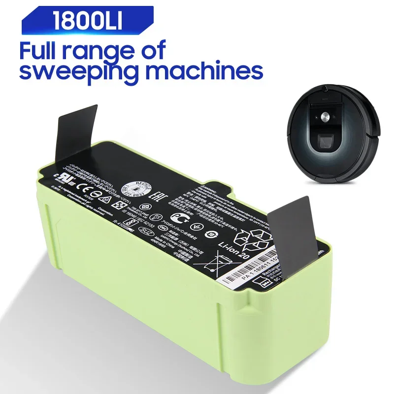 High-Quality New Replacement Battery For iRobot Roomba 655 690 595 650 980 780 805 88 860 880 890 655 615 620 960 964 1800LI
High-Quality New Replacement Battery For iRobot Roomba 655 690 595 650 980 780 805 88 860 880 890 655 615 620 960 964 1800LI