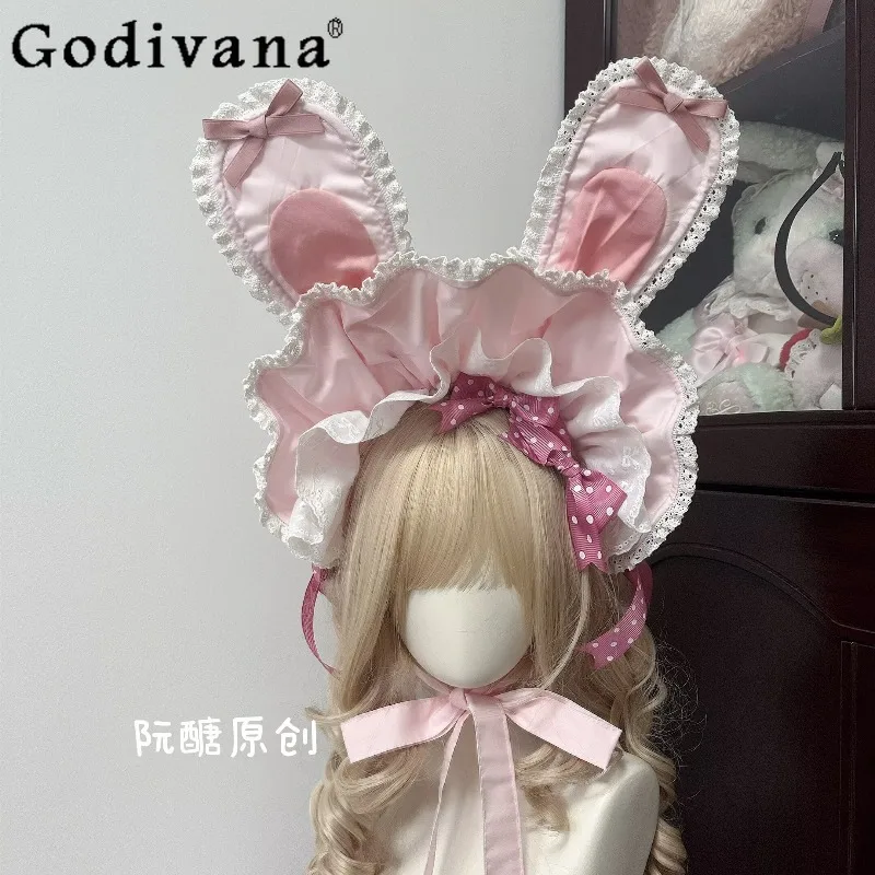 Japanese Original Lolita Small Accessories Bow Cartoon Bunny BNT Bunny Ears KC Cute Lace Doll Style Versatile Hair Accessories
Japanese Original Lolita Small Accessories Bow Cartoon Bunny BNT Bunny Ears KC Cute Lace Doll Style Versatile Hair Accessories