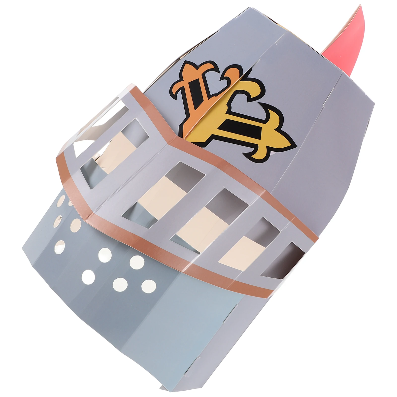 1pcs Paper Headgear Creative Mask Kids Diy Craft Safe Materials Medieval Party Comfort Paper Knight Breathing
1pcs Paper Headgear Creative Mask Kids Diy Craft Safe Materials Medieval Party Comfort Paper Knight Breathing