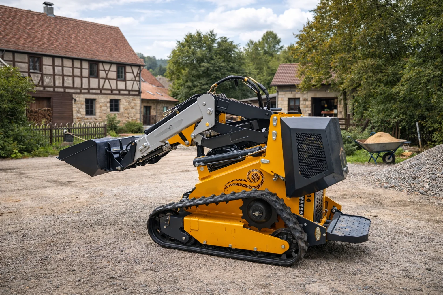 Mini Skid Steer Loader Custom Euro 5 CE Compact Loader with Attachments for Farm Garden and Construction
Mini Skid Steer Loader Custom Euro 5 CE Compact Loader with Attachments for Farm Garden and Construction