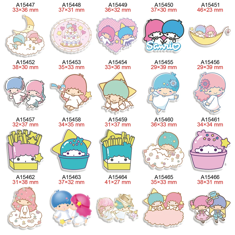 Little Twin Stars Cartoon Planar Resin Flatback for DIY Hairbow Accessories Decoration Craft Decoration 30pcs
Little Twin Stars Cartoon Planar Resin Flatback for DIY Hairbow Accessories Decoration Craft Decoration 30pcs