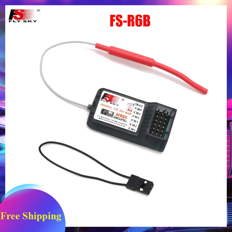 FlySky FS-R6B 2.4Ghz 6CH GFSK PCM AFHDS RC Receiver Compatible With I6 I10 T6 CT6B TH9x Transmitter Remote Controller
FlySky FS-R6B 2.4Ghz 6CH GFSK PCM AFHDS RC Receiver Compatible With I6 I10 T6 CT6B TH9x Transmitter Remote Controller