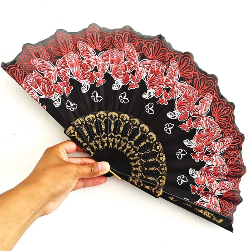 Embroidered Folding Fan Multicolors Hot Stamping Gold Blocking Fan 42*23cm Photography Props Chinese Wedding Cloth Folding Fan
Embroidered Folding Fan Multicolors Hot Stamping Gold Blocking Fan 42*23cm Photography Props Chinese Wedding Cloth Folding Fan