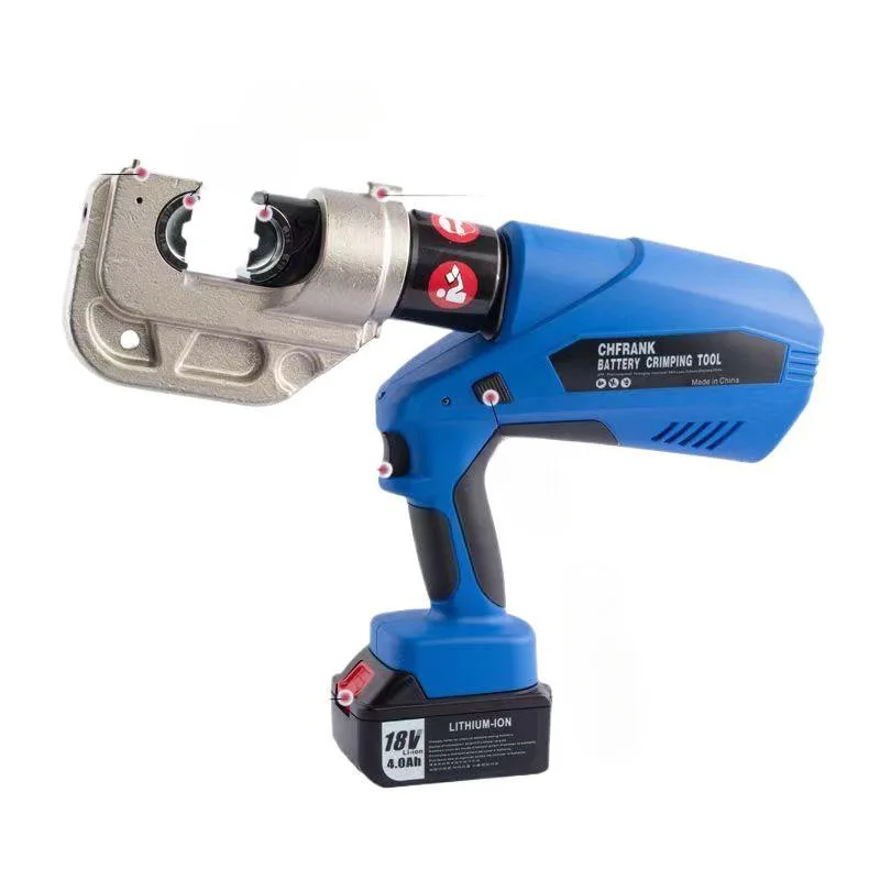 Электрические гидравлические клещи EZ-300/400, перезаряжаемые, для опрессовки медных и алюминиевых клемм, высокоскоростные, с литиевой батареей
Электрические гидравлические клещи EZ-300/400, перезаряжаемые, для опрессовки медных и алюминиевых клемм, высокоскоростные, с литиевой батареей