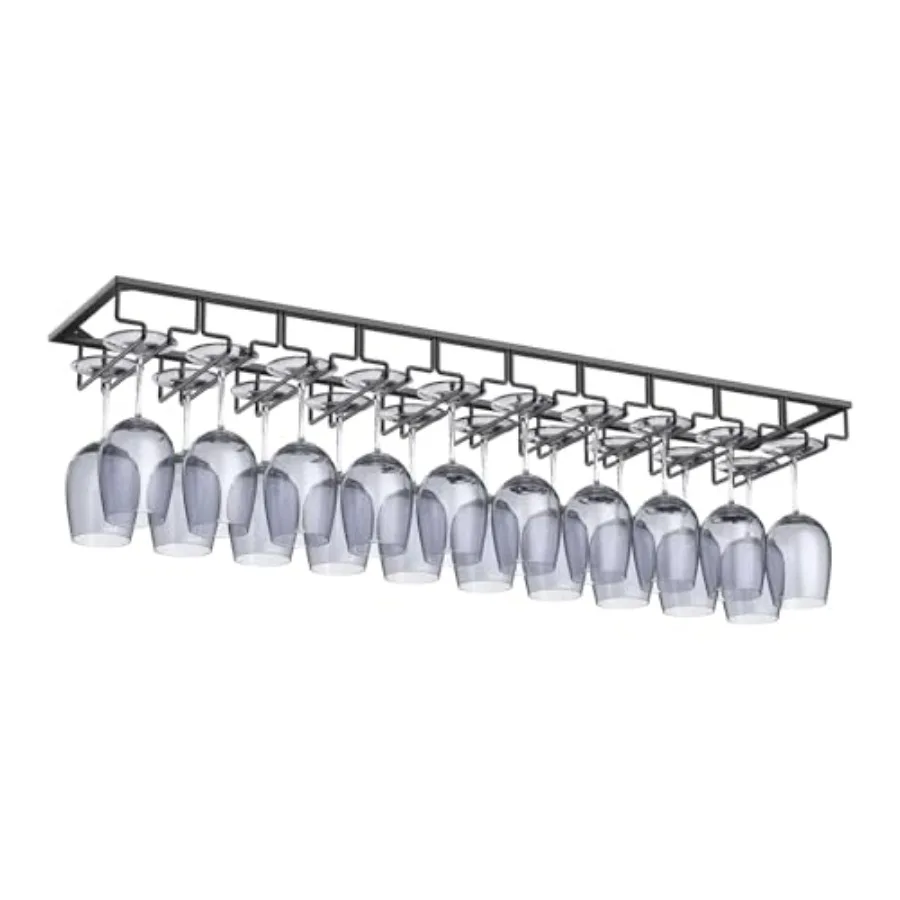 Wine Glass Rack Under Cabinet Extreme Large Stemware Hanger Metal Wine Goblet Holder DIY Bar Glass Storage Rack for Bar Counter
Wine Glass Rack Under Cabinet Extreme Large Stemware Hanger Metal Wine Goblet Holder DIY Bar Glass Storage Rack for Bar Counter