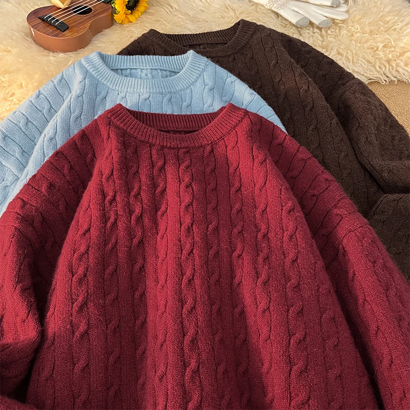 Red Knitted Sweater Men's Sle round Ne Winter Faion Artistic Flair 2026 Year Inner Wear Casual Ci Walk Date Night
Red Knitted Sweater Men's Sle round Ne Winter Faion Artistic Flair 2026 Year Inner Wear Casual Ci Walk Date Night