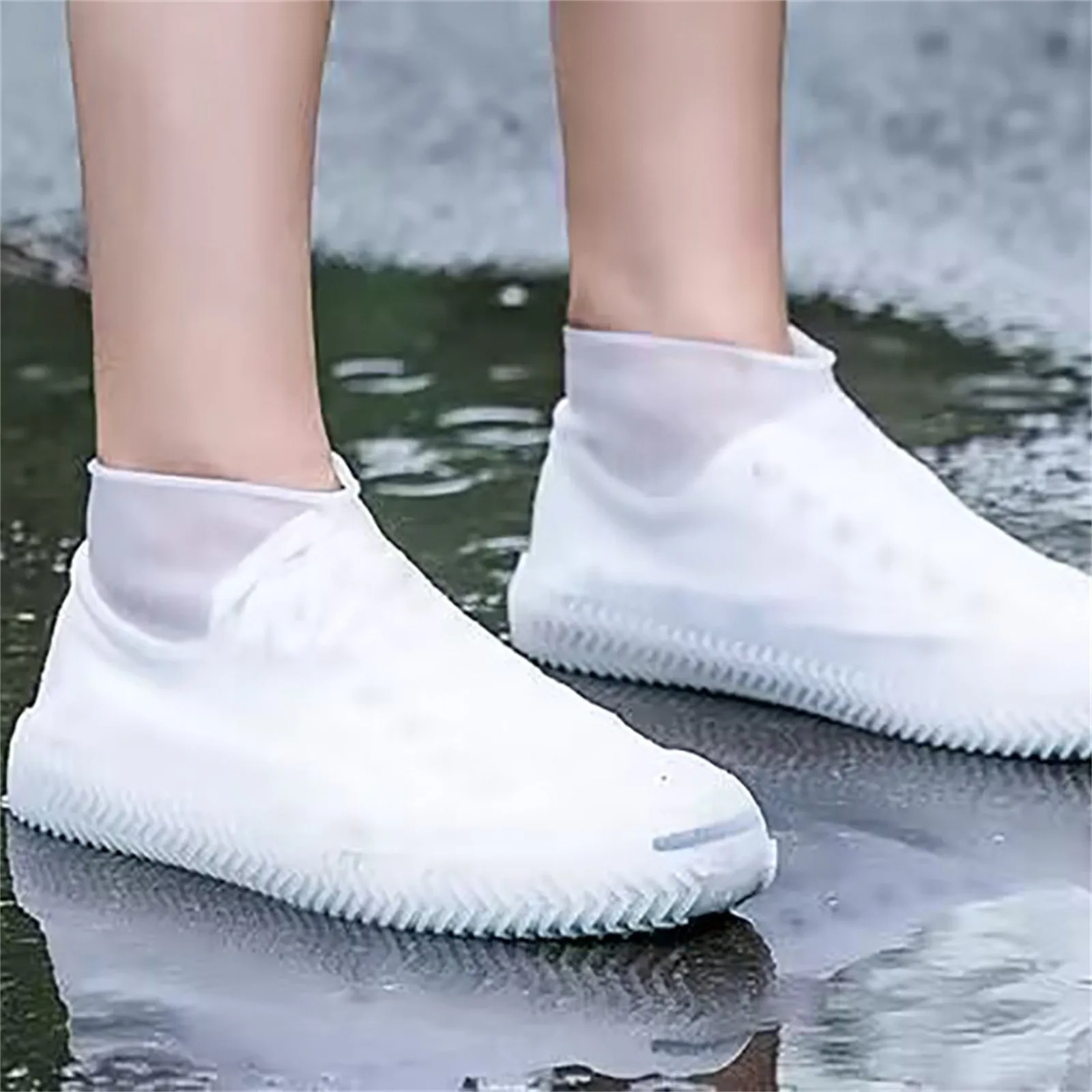 1 Pair Rubber Rain Boot Overshoes For Outdoor Use Silicone Waterproof Shoe Covers Rainy Day Shoe Cover Reusable Non-Slip Rain
1 Pair Rubber Rain Boot Overshoes For Outdoor Use Silicone Waterproof Shoe Covers Rainy Day Shoe Cover Reusable Non-Slip Rain