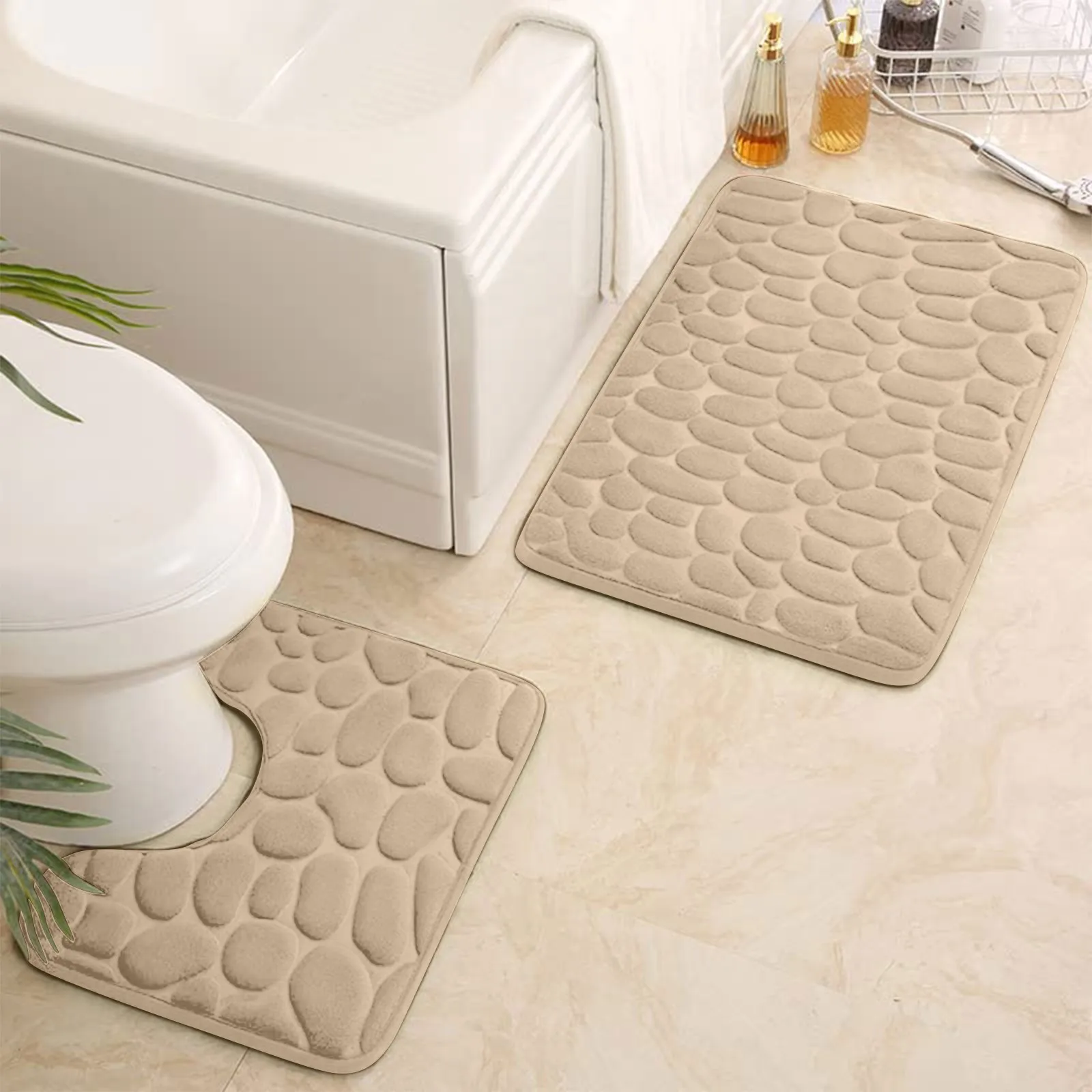 Нескользящий коврик для ванной 50 х 80 см и коврик для унитаза 50 х 40 см, комплект из 2 ковриков для ванной комнаты, мягкий коврик для ванной, моющиеся коврики для ванной комнаты
Нескользящий коврик для ванной 50 х 80 см и коврик для унитаза 50 х 40 см, комплект из 2 ковриков для ванной комнаты, мягкий коврик для ванной, моющиеся коврики для ванной комнаты