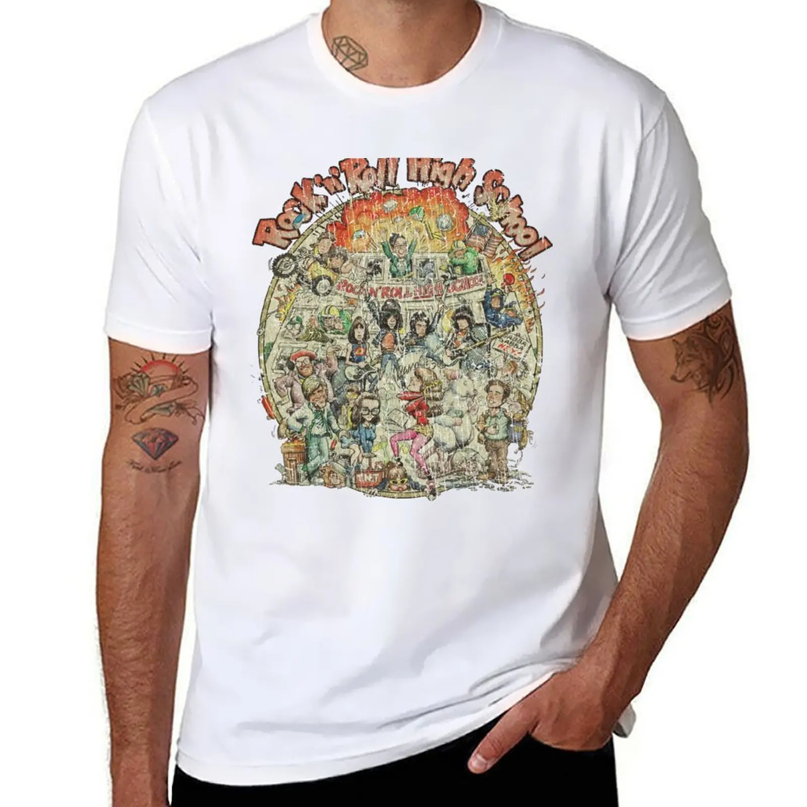 Rock 'n' Roll High School 1979 T-Shirt cotton t shirts man 100% t shirt for man 100 percent cotton T-Shirt
Rock 'n' Roll High School 1979 T-Shirt cotton t shirts man 100% t shirt for man 100 percent cotton T-Shirt