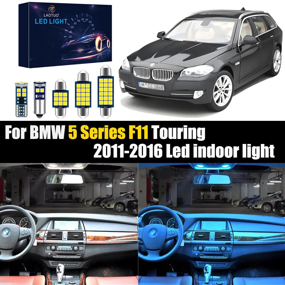 14X Car Interior LED For BMW 5 Series F11 Touring 2011-2016 Canbus Vehicle LED Bulb Interior Dome Map Trunk Light Auto Lamp Kit
14X Car Interior LED For BMW 5 Series F11 Touring 2011-2016 Canbus Vehicle LED Bulb Interior Dome Map Trunk Light Auto Lamp Kit